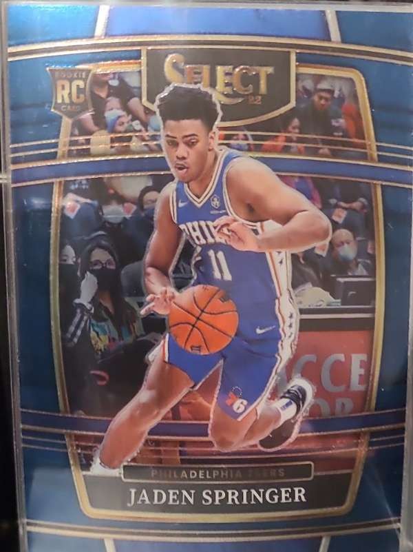 2021-22 Panini Select - Blue (Retail Base) #85 Jaden Springer