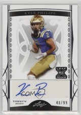 2022 Leaf Trinity Silver 40/99 Kyle Philips #BA-KP1 Auto 6k8