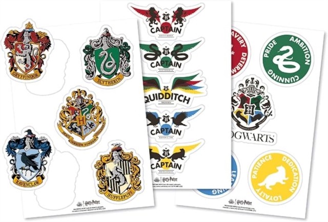 Sticker Sheet  Harry Potter House Pride PAPERBACK 5055453491276