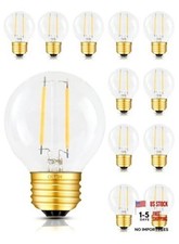 LED Globe Bulbs 2W 30W Eqv , 2700K Warm White Warm White 2700k - 12 Pack
