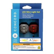 High Visibility LED Bike Light Set for Night Cycling Safety Front and Rear