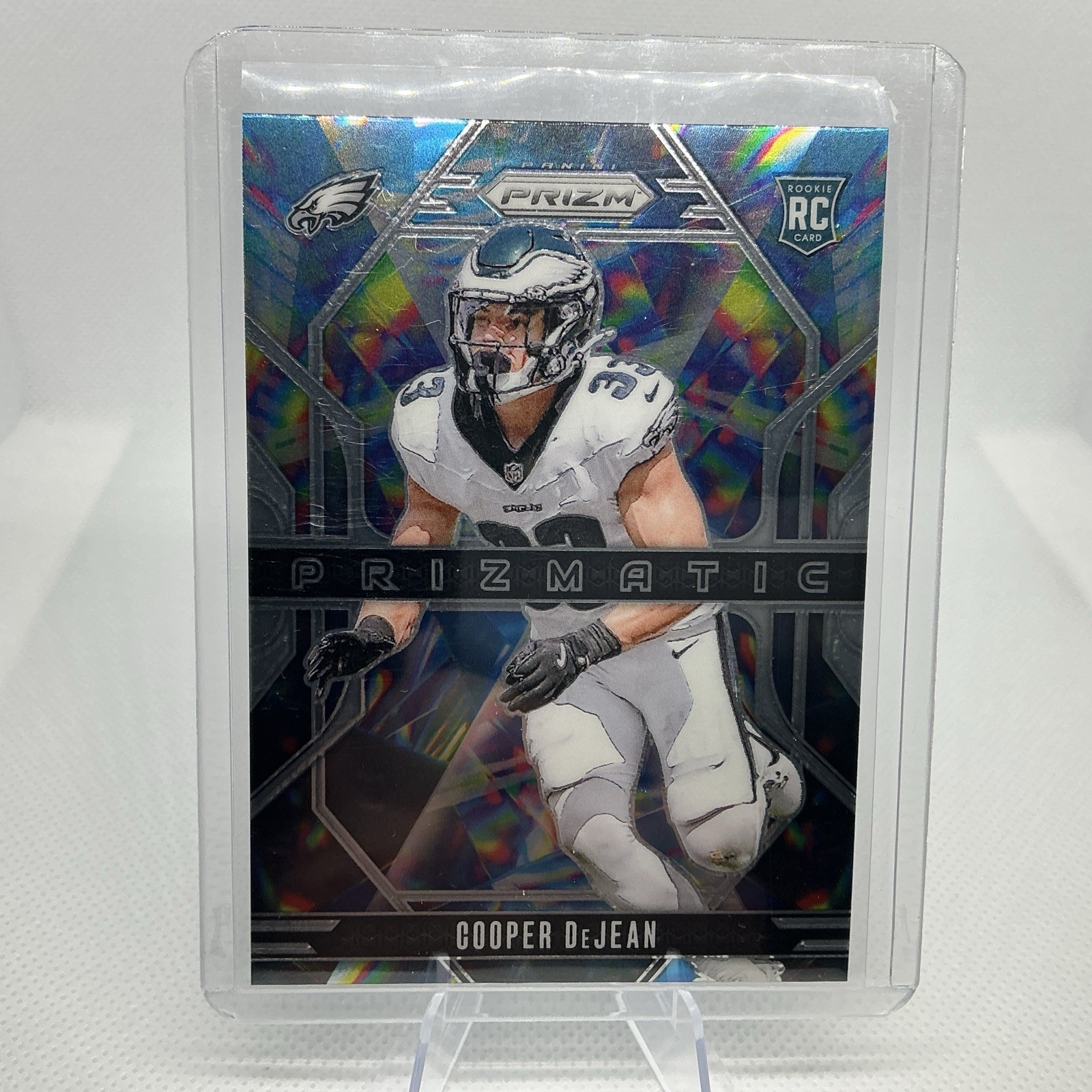 2024 Panini Prizm - Prizmatic Cooper DeJean #6 Green Prizm (RC)