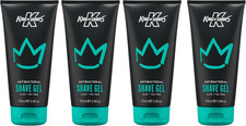 King of Shaves Antibacterial Shaving Gel for Men, Low Foam for a Precise Shave,