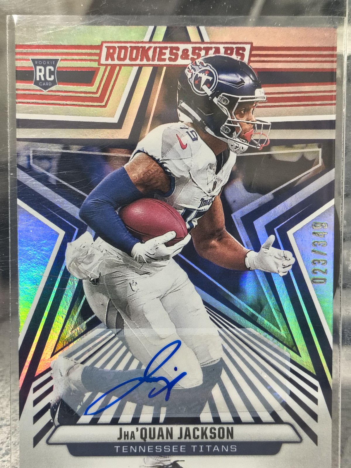 Jha'Quan Jackson Panini Rookies & Stars #153 Autograph