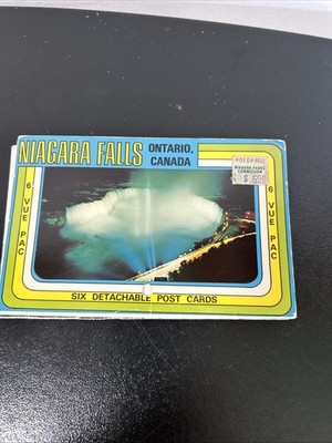 Niagara Falls, Ontario Canada 6 Vue Pac Postcards