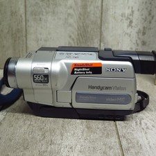 Sony Handycam Vision Hi-8 SteadyShot Nightshot CCD-TRV318 Untested