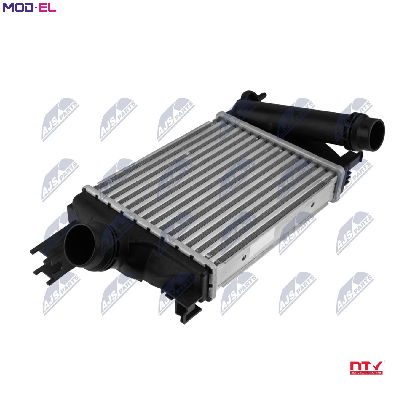NTY Charge Air Cooler CNG-RE-013 For Dacia Renault Reinforced New 217x256x40mm - Image 4