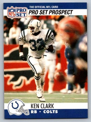 1990 Pro Set #751 Ken Clark Rookie $$$