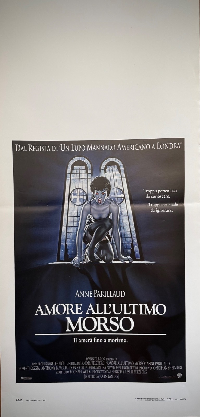 Locandina originale film Amore all'ultimo morso (1992) - Regia di John Landis