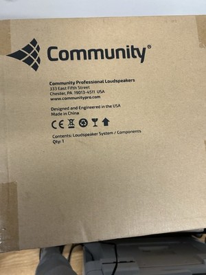 Community DP6-B Wired Loudspeaker System / Components Professional Loudspeakers