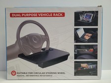 Double-use Steering Wheel Tray 14.5 11inch Car Food Trays for Eating