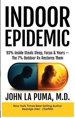 Indoor Epidemic: 93% Inside Steals Sleep, Focus & Years-The 7% Outdoor Hardcover