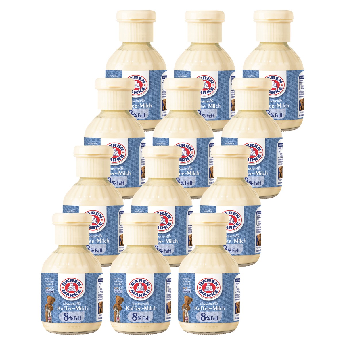 Bären Marke Kaffeetraum Kondensmilch Kaffeemilch 160ml 12er Pack