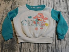 VTG 80s CARE BEARS SWEATSHIRT CUTE SHIRT GIRLS TODDLER 24 MOS 2T