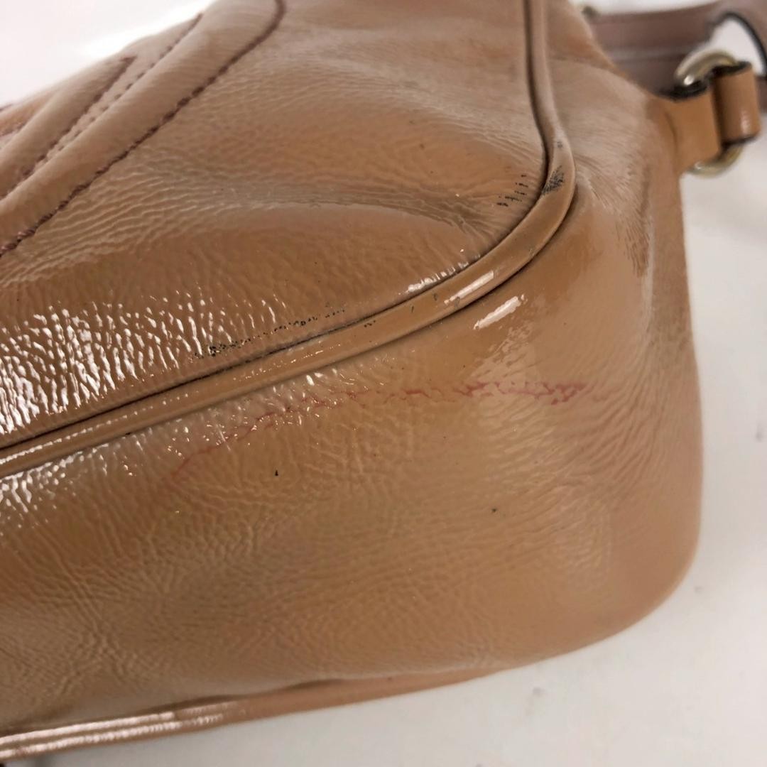 Gucci Soho Shoulder Bag Disco Crossbody Purse Beige Used Women From Japan Tassel thumbnail 5