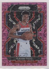2021-22 Panini Prizm Fast Break Pink Prizm 4/50 Isaiah Todd #299 0nr3