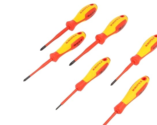 Screwdriver: Insulated-Set; Insulated; Phillips,Pozid - KNP.002012V03 | EU Stock-image