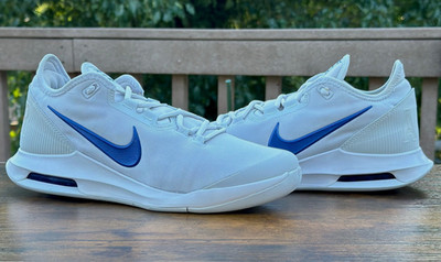 Nike Air Max Wildcard AO7351-044 White Gray Blue Tennis Shoes Men's Size 9.5