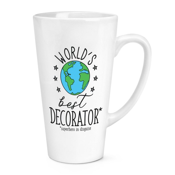 World's Best Dekorateur 483Ml Groß Latte Becher Tasse Favorit Maler Papa Lustig-image