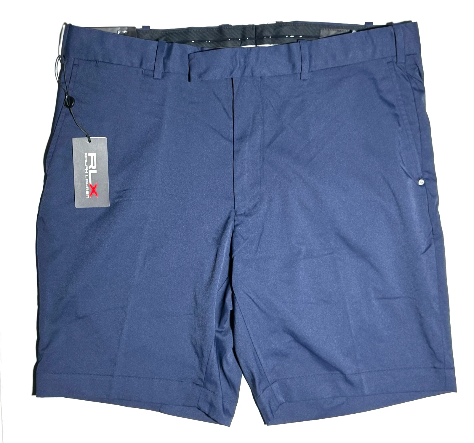 RLX Ralph Lauren Navy Tailored Fit Performance Golf Shorts Mens Size 32,36 NWT
