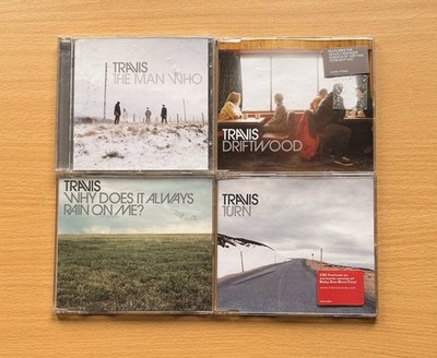 Travis CDs - The Man Who Album & CD Singles, Writing To Reach, Rain On Me, Turn