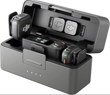 New DJI Mic 3 2TX 1RX Wireless  Charging Case Mint Condition 1 Left 