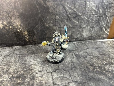 Warhammer 40k Space Marines Black Templars Marshal Painted (#3542)