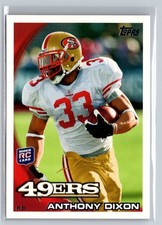 2010 Topps #307 Anthony Dixon San Francisco 49ers