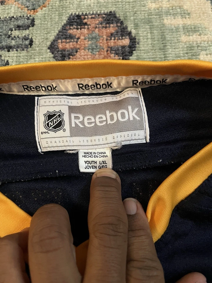 Camiseta Buffalo Sabres Juvenil Ryan Miller Talla L/XL Foto 3 de 4