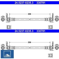 2X Bremsschlauch ATE 24.5237-0235.3 2 BremsschläUche Rechts Links Hinten
