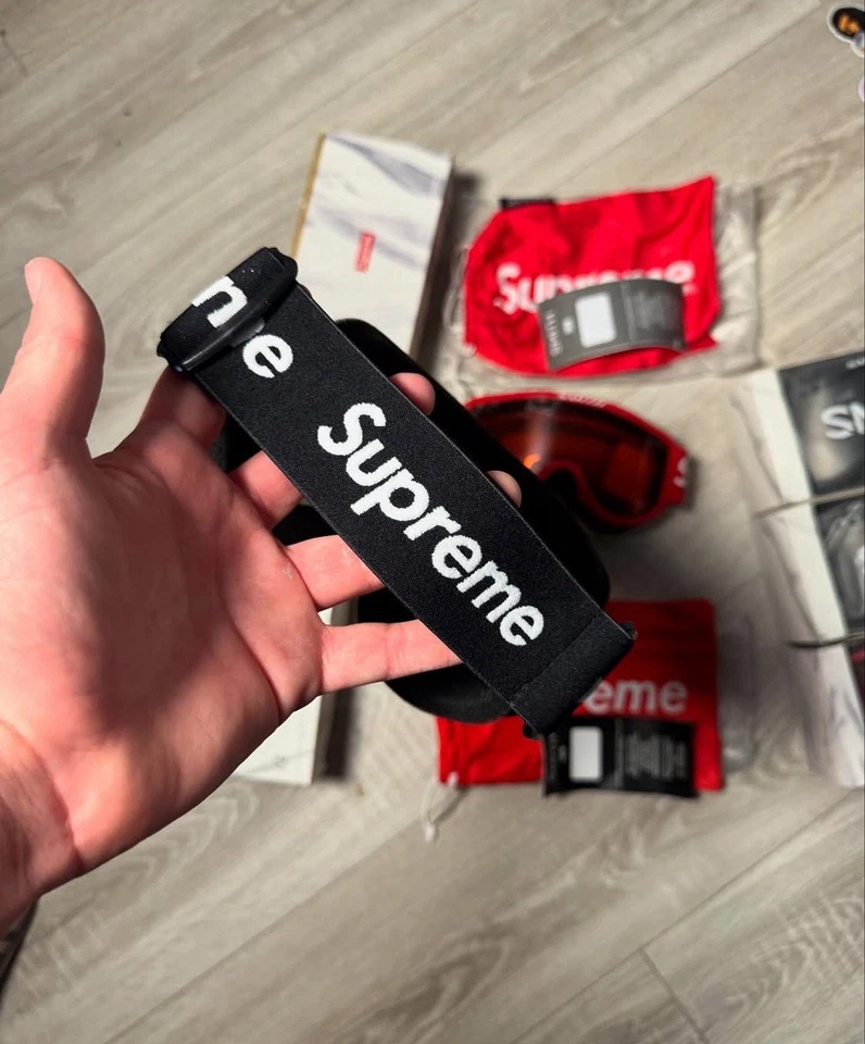 SUPREME SMITH Ski Snowboard Goggles Dirt Bike ATV Off-road SXS FW15 Red Black - Image 4 of 4