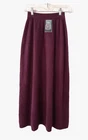 BLOOMINGDALES Size M 100% Cashmere Maxi Skirt NWT Burgundy Red G37 SLIM WAIST