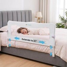 MiniFlex Adjustable Length Height Bed Rail Toddlers 35.5 /47 Two Fixed