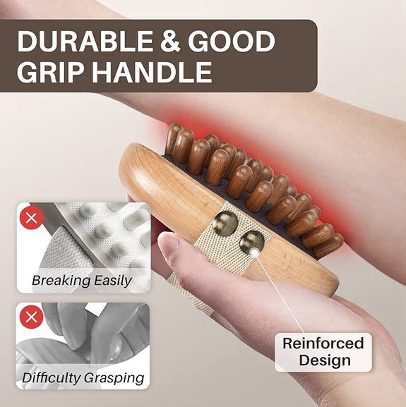 Wood Therapy Massage Tool for Sculpting, Cellulite Reduction, Lymphatic Drainage