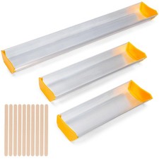 Dual Edge Emulsion Scoop Coater 3 PCS 8 10 16 Inch Aluminum Silk Screen Tool