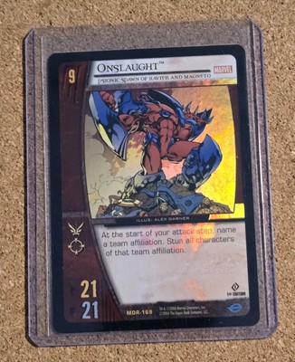Onslaught 2004 Upper Deck Entertainment Marvel Vs. System Origins MOR-169 X-Men