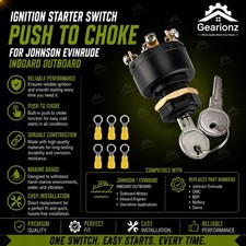 Ignition Starter Switch Push To Choke For Johnson Evinrude Inboard Outboard Ignition Starter Switch Push To Choke For Johnson Evinrude Inboard Outboard