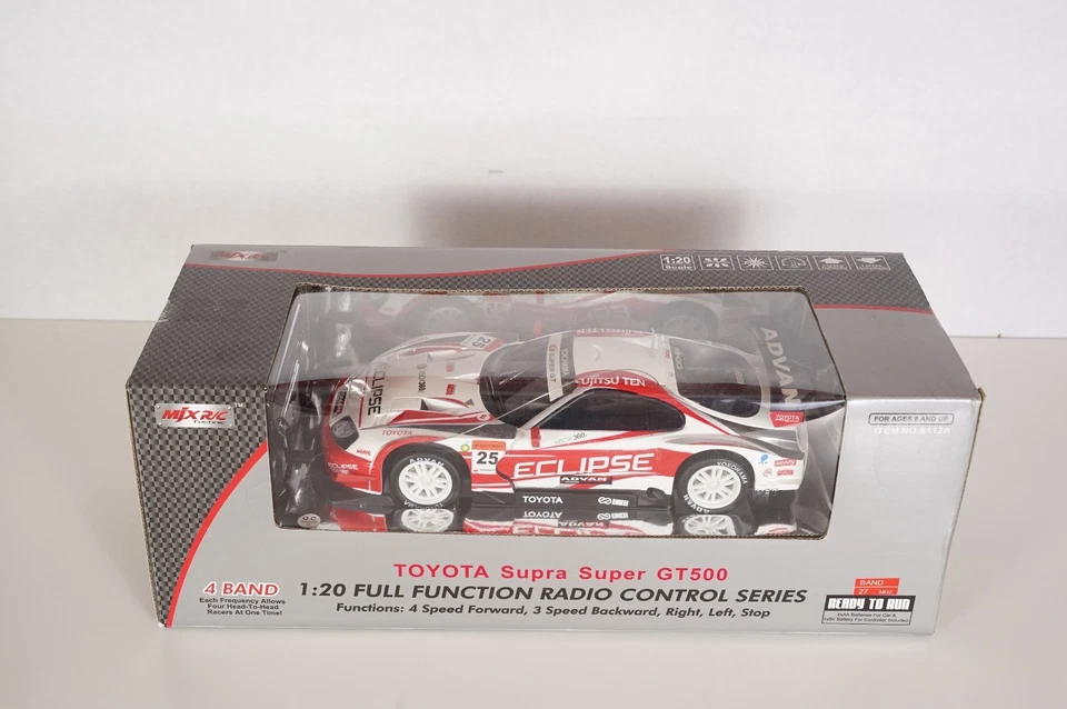 TOYOTA SUPRA SUPER GT500 1/20 R/C CAR Ready to Run MKIV Mark IV RC MJX Toys NEW - Image 4 of 4