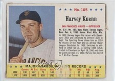 1963 Jell-O Harvey Kuenn #105 10j2