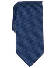 Michael Kors Mens Grayson Mini-Dot Neck Tie Blue Navy