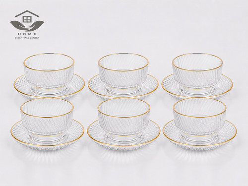 Glass Fruit Bowl 6Pcs Trifle