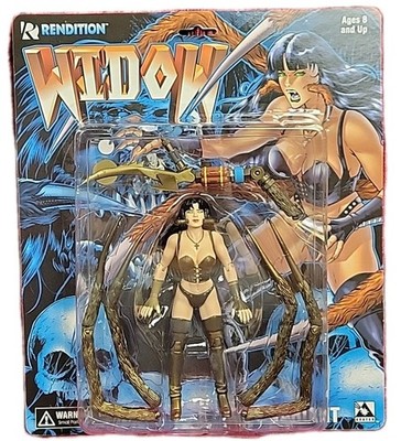 1998 RENDITION WIDOW BLUE VARIANT ACTION FIGURE NEW SEALED FIGURE ACTION RARE