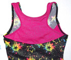 Jacques Moret Leotard Bodysuit Rainbow Star Tank Hologram Speckl New Girl M 8 10 — photo 4