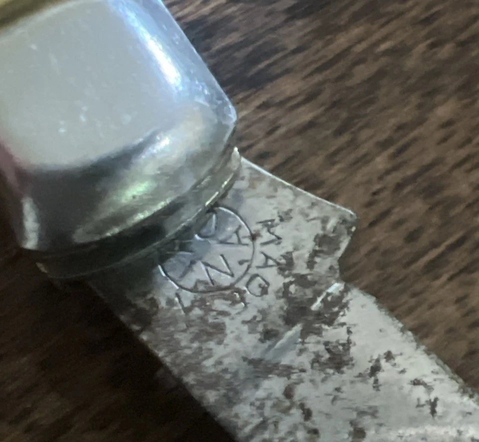 Navaja de bolsillo vintage para piezas o reparaciones corte sierra 2 hojas  Foto 4 de 4