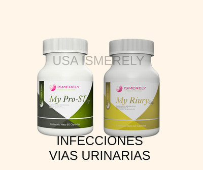 Ismerely My RIURY,PRO ST,desinflama vias urinarias, riñones,prostata