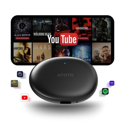 AD5 AI Box Wireless CarPlay Adapter & Android Auto, 2025 Upgrade Ai Box CarPl...