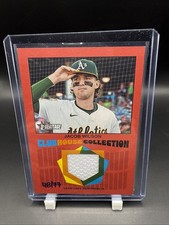 2026 Topps Heritage Jacob Wilson Club House Collection Orange Relic SP /77