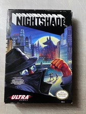 Nightshade (NES, 1991), CIB w/ Manual And Inserts Nintendo Complete In Box