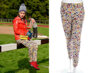 H&M Pants In Multicolor - ASO Emilia Clarke Louisa Clark Me Before You