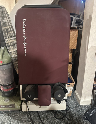 Stamina Products Pilates Performer Reformer Folding Burgundy Adjustable